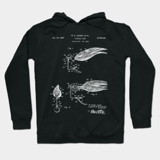 Patent Blueprint Apparel - 1957 Fishing Lure Hoodie